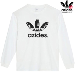 【正規商標登録商品/アジデスazidesロンT】5.6ozパロディ長袖Tシャツパロディおもしろ面白いプレゼント 2枚目の画像