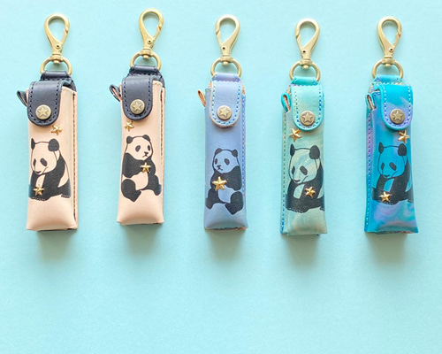 各1点限定品】リップ&消毒ケース（L）アトマイザー付(パンダ) その他