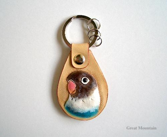 Great Mountainインコレザーキーホルダー小物入れ3点セット