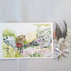 ✣青い鳥　ガーデン　春色✣各一枚　ポストカード4枚セット 5枚目の画像