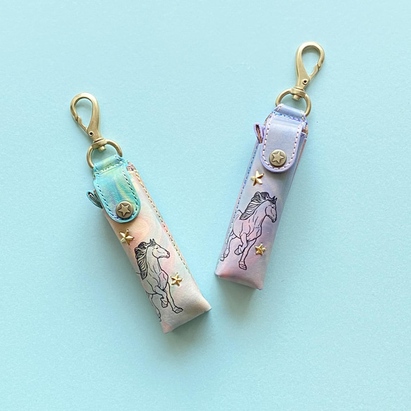 各1点限定品】リップ&消毒ケース（L）アトマイザー付(馬) その他ケース
