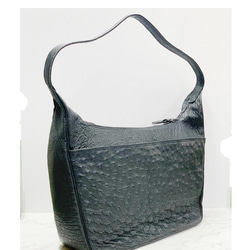 ◎ KLEIN KAROO クラインカルー オーストリッチ グリーン がま口