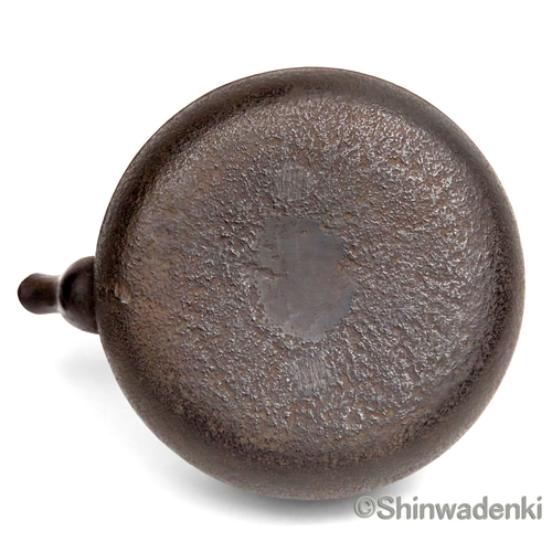 南部鉄器鉄瓶、岩戸賢一郎作 南部鉄器 鉄瓶 岩戸賢一郎作 平丸小桜1.2L Shinwadenki