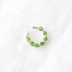 Circle Cuff（Chrome Diopside）-片耳- 2枚目の画像