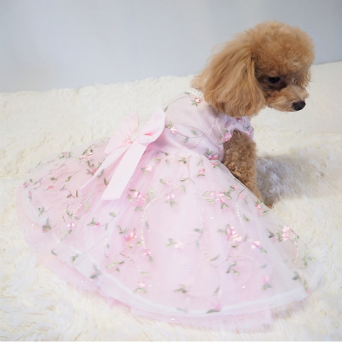 BONNIE&CO (XSサイズ) ドレス　犬服　ウエディングドレス BONNIE&CO (XSサイズ) ドレス犬服ウエディングドレス