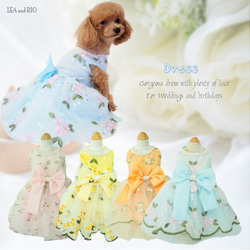 犬服 犬ドレス ドレス dress ウェディング パーティー ドックウェア 犬 猫 服