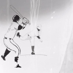 【名入れ／野球】対峙する選手のイラストが熱い！／がぶ飲み部活　タンブラー　野球／AN807-Y 6枚目の画像