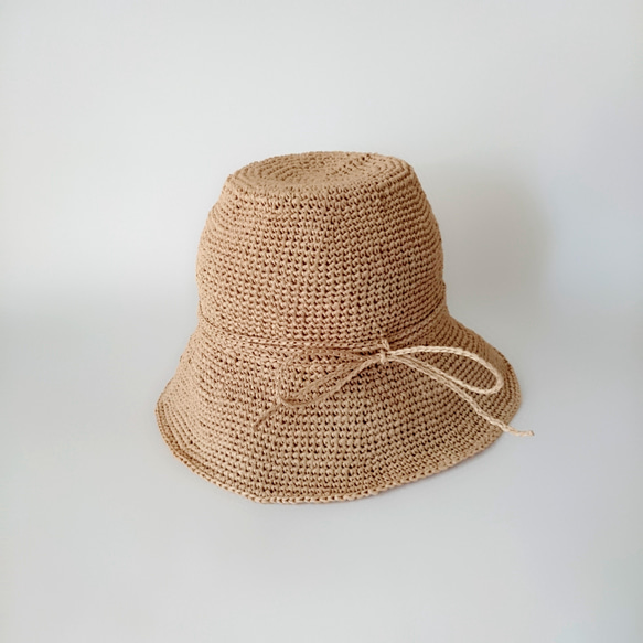 [定制] 草帽（牛仔布和金屬絲），配有可互換的絲帶和繩索。 第6張的照片