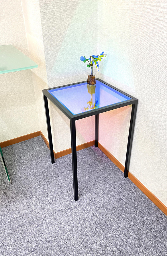 強化ガラス 耐久性 おしゃれ サイドテーブル 多目的 【公式通販】