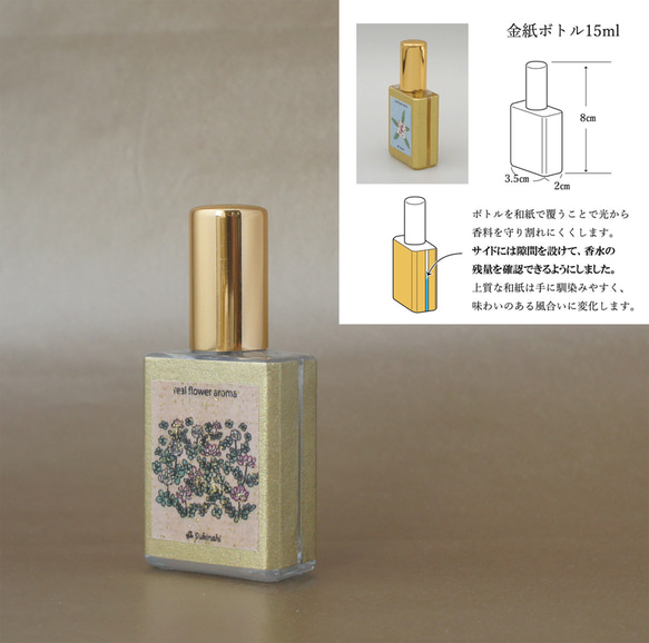 リアル&イメージ　蓮華野（れんげの）15ml　春の野の香り　アロマ　レディ―ス香水　 6枚目の画像