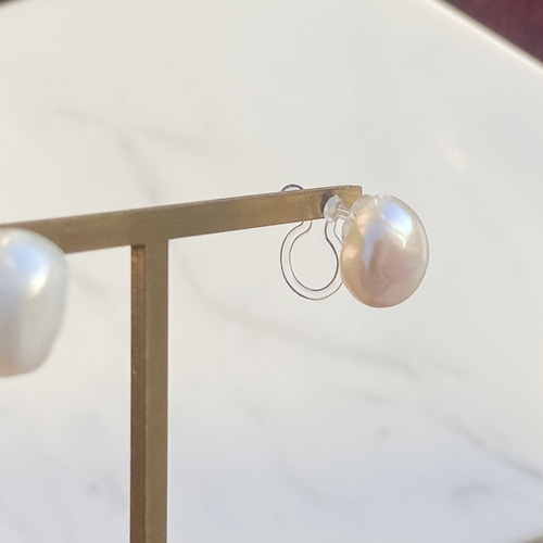 選べる大きめバロックパール✨12mmバロック淡水パールピアス 