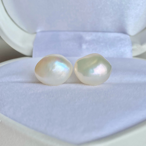 選べる大きめバロックパール✨12mmバロック淡水パールピアス