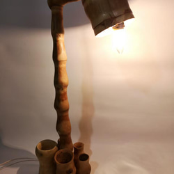 ［筆筒檯燈］立燈 檯燈 桌燈 漂流木燈 夜燈 氣氛燈 造型燈 手作燈 藝術燈具 第1張的照片
