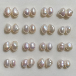 当店人気No.1✨選べるパール❤︎半額以下✨訳ありバロックパール✨11mm〜17mm淡水パールピアス/イヤリング変更可 14枚目の画像