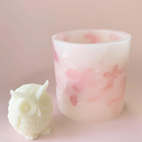 5色から選べる♡あじさいたっぷり♪ボタニカルキャンドルホルダー