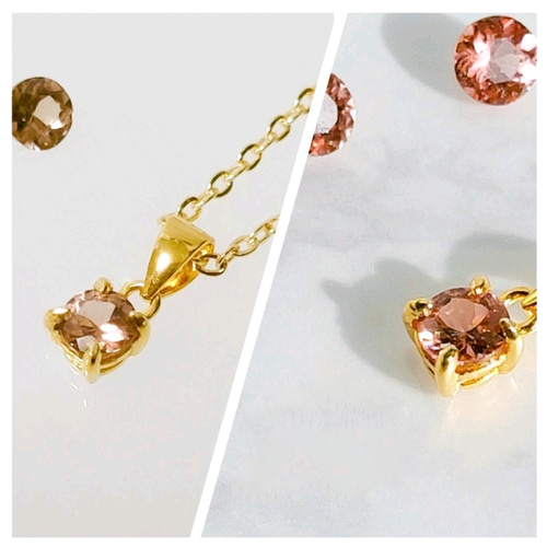 SOLD【再販10超】希少◇カラーチェンジガーネット ピアス◇1月