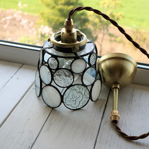 ステンドグラス・光の泡のランプ(fizzy) シーリングライト・ペンダント