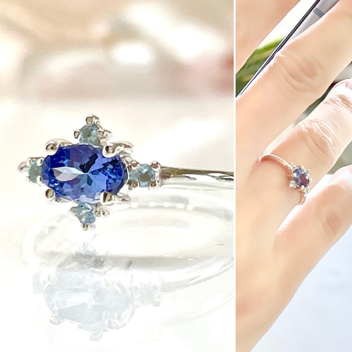 タンザナイト pt999 リング 指輪 アクセサリー 宝石 プラチナ 高級 青 楽天市場】Pt900 タンザナイト ダイヤモンド リング【送料無料】青紫色