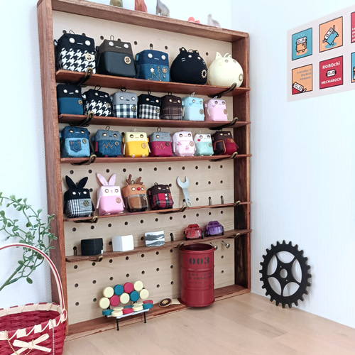 ロボchi9号 マスコット┃ロボット ぬいぐるみチャーム デニム