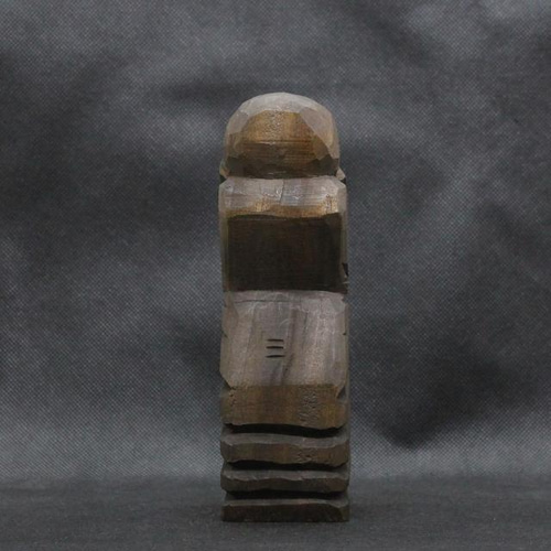 仏像 円空仏 木彫 善財童子（16cm 着色 jk2703） 彫刻 円空工房