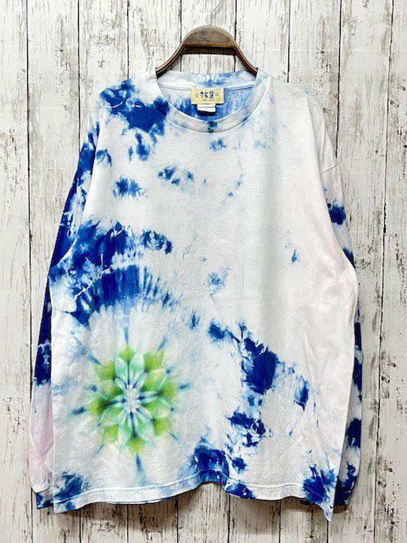 Mediam タイダイデザイン 長袖Tシャツ Mediam タイダイデザイン 長袖Tシャツ タイダイ染め 長袖Tシャツ