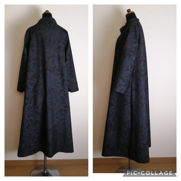 着物リメイク　ワンピース　ハンドメイド 