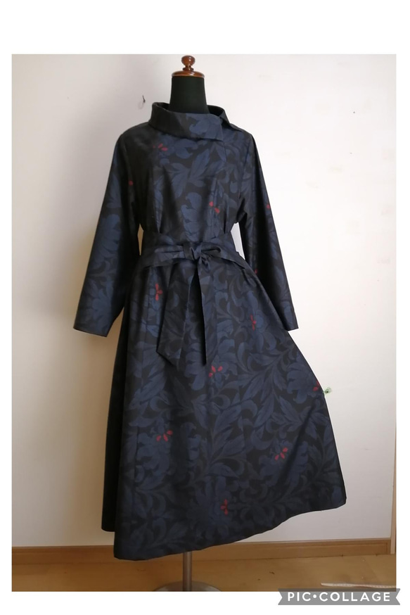 着物リメイク　ワンピース　ハンドメイド 