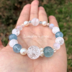 ✧︎*ハートラリマー✧︎ 天然石ブレス✧︎* ブレスレット Lumière
