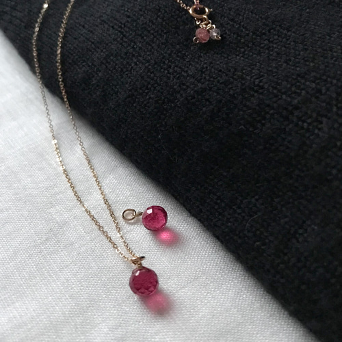たまきち♡14kgf 一点物14kgf☆Lサイズ濃い色！ウォーターメロントルマリンと