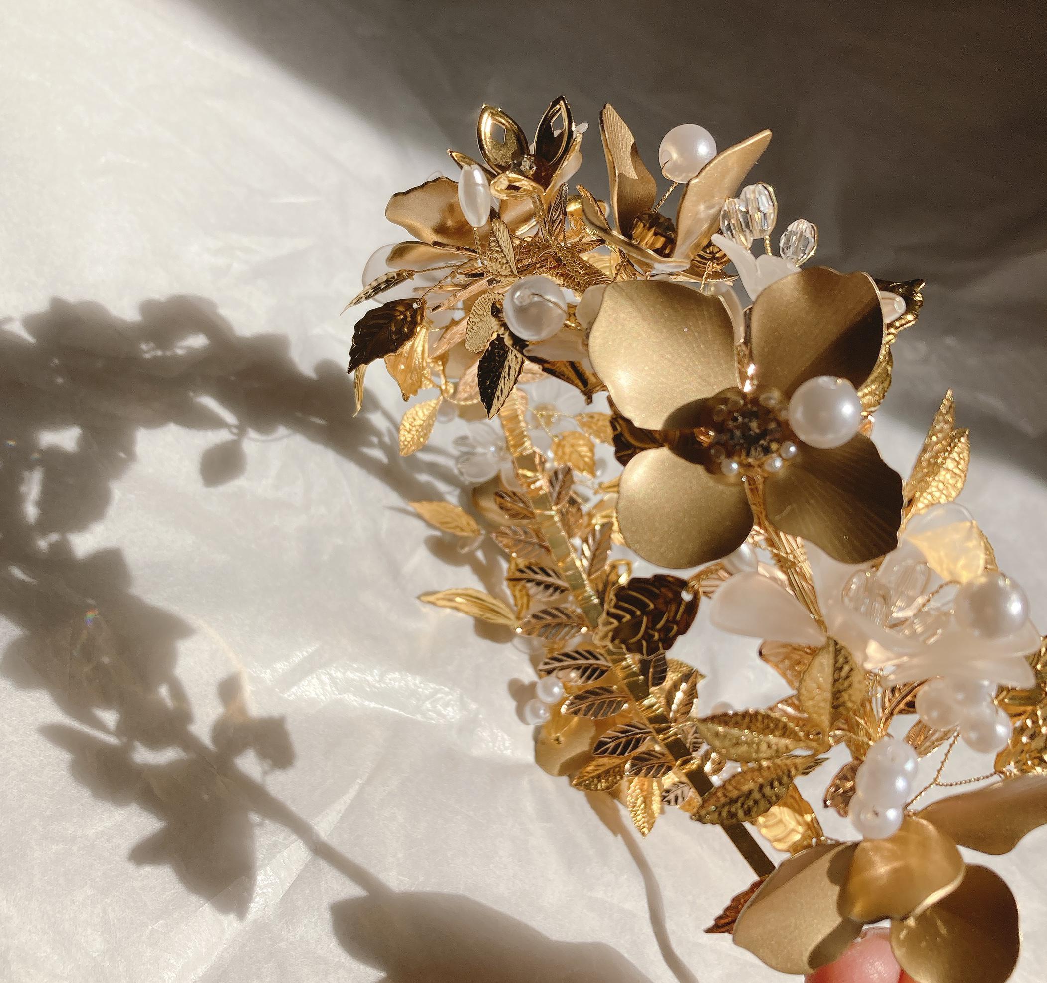 botanical Pearl hair band