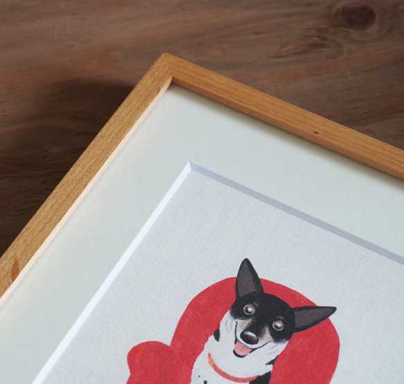 wan art /  愛犬の世界にたったひとつのアート作品 / 似顔絵 7枚目の画像