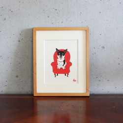 wan art /  愛犬の世界にたったひとつのアート作品 / 似顔絵 5枚目の画像