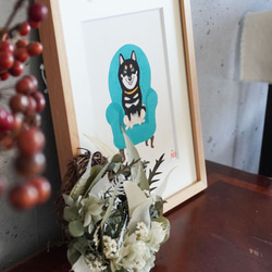 wan art /  愛犬の世界にたったひとつのアート作品 / 似顔絵 3枚目の画像