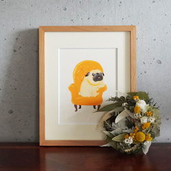 wan art /  愛犬の世界にたったひとつのアート作品 / 似顔絵 2枚目の画像