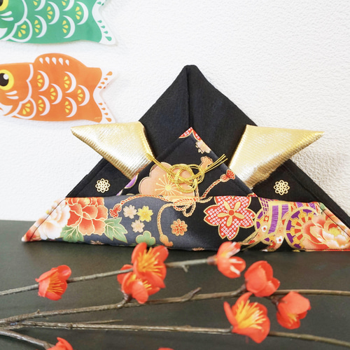 匿名送料無料】ハンドメイド 被れる兜 かぶれるかぶと 端午の節句  