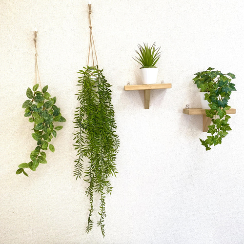 光触媒　人工観葉植物　フェイクグリーン　フィットニアハンギング 25cm fittonia-jute-hanging_main.jpg