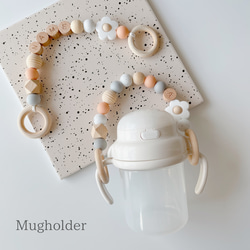 お花のトイホルダー/マグホルダー/シューズクリップ 3枚目の画像