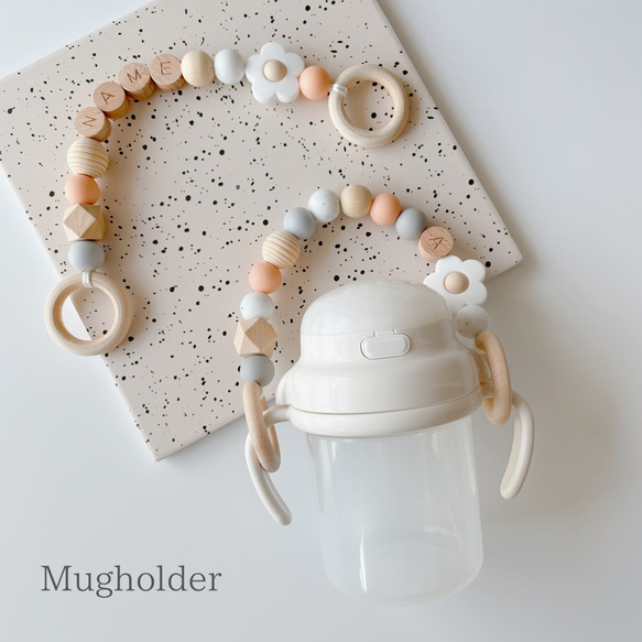 お花のトイホルダー/マグホルダー/シューズクリップ 3枚目の画像