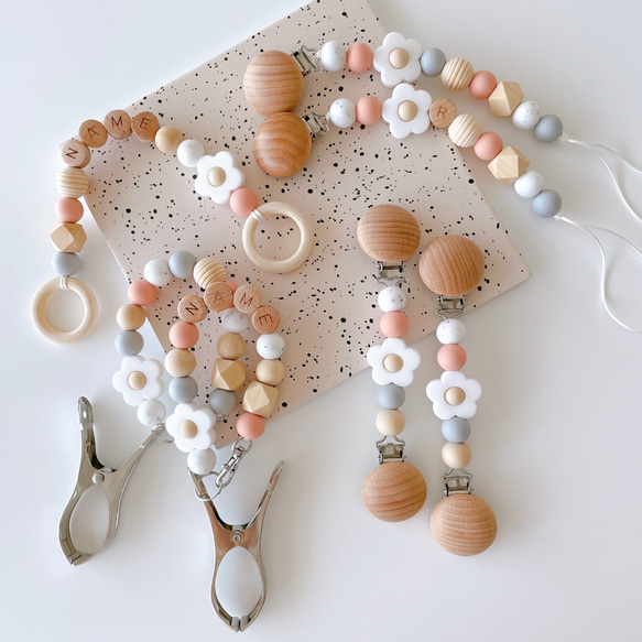 お花のトイホルダー/マグホルダー/シューズクリップ 1枚目の画像