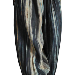 草木染め二重織りガーゼの裾ボタンパンツ（PRL-006） 6枚目の画像