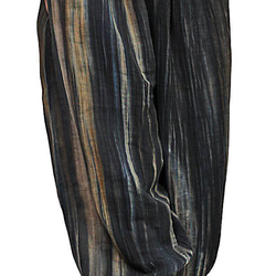 草木染め二重織りガーゼの裾ボタンパンツ（PRL-006） 9枚目の画像