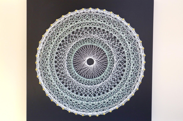 糸掛け曼荼羅アート】〜見る度に心が癒される糸掛けアート