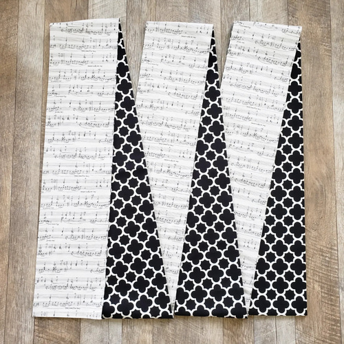 ⭐送料無料⭐半幅帯 music score ピアノの音色 WH／楽譜 音楽