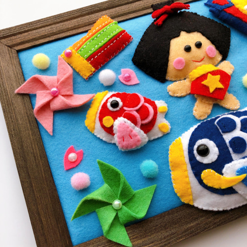 フェルトのこいのぼり☆端午の節句☆子供の日 その他置物 Tama 通販