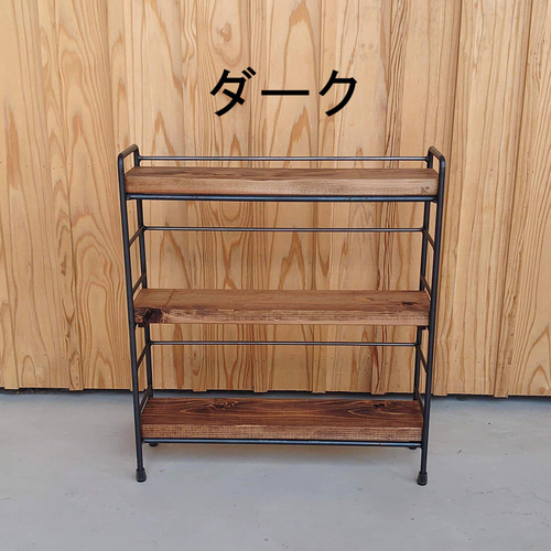 文庫本サイズのブックシェルフ 木部カラー2色 本棚 約50冊 完成品 本棚