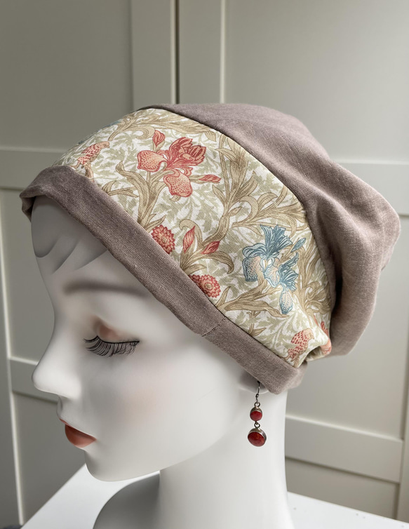 William Morris ⭐️ 設計布料 ⭐️ Iris ⭐️ 帽子 *護理帽 醫療帽 第5張的照片