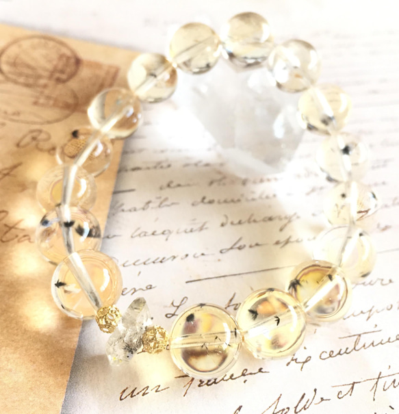 ロマネサイトインシトリン】太陽の輝きが満ちる 富と成功の天然石