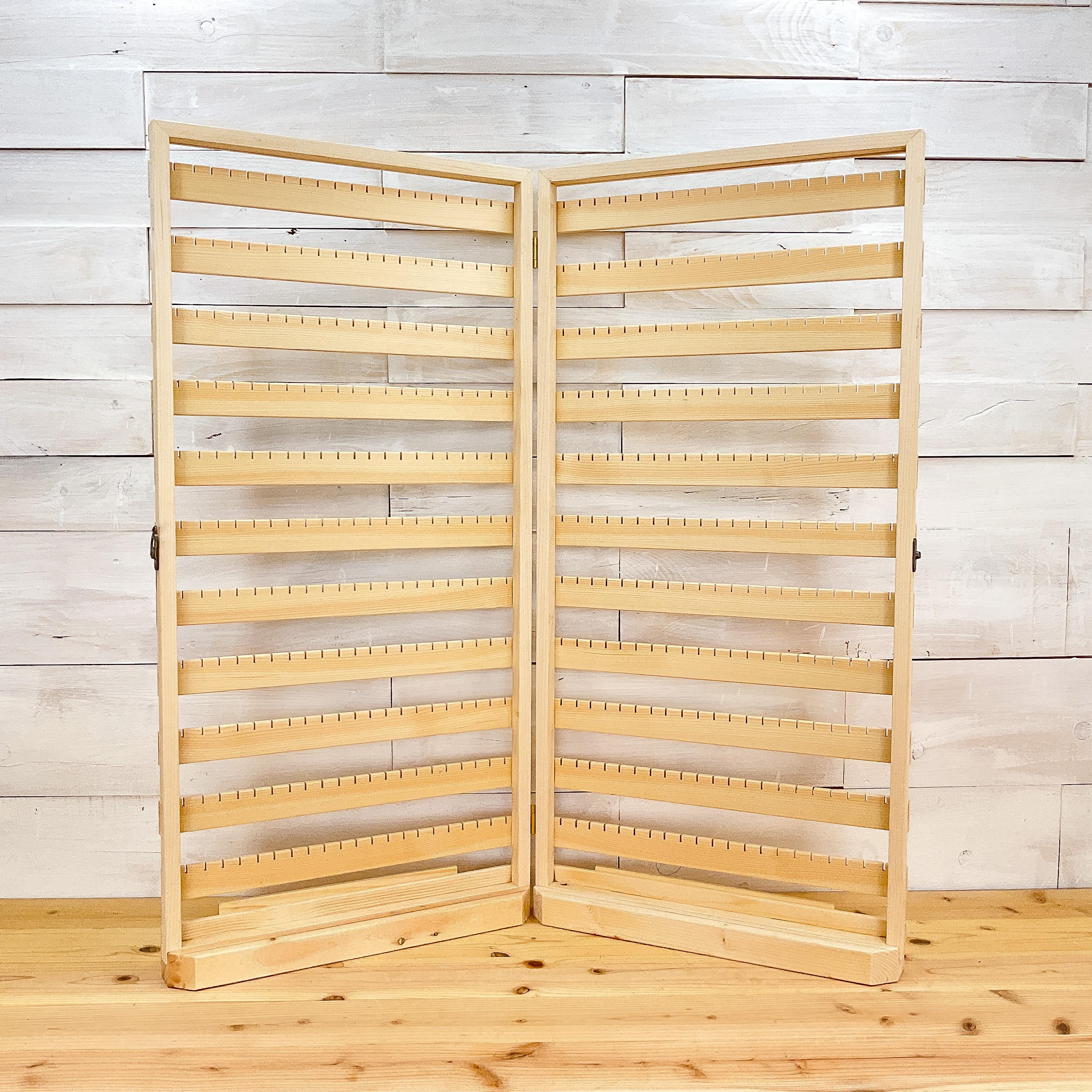 大型パネルスタンド什器９０【受注】ナチュラル アクセサリー 布小物 キーホルダー ネックレス