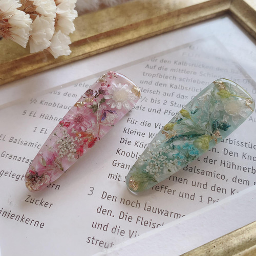 再…再販♡送料無料》パステルカラーのフラワーミニヘアクリップ♡ ヘア 