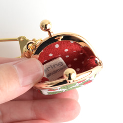 Tiny kiss lock purse keychain Liberty "Nancy Ann" O [141] 第4張的照片